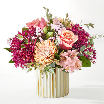 Berry Cobbler Bouquet with Ivory Vase –  Ros-al Floral, Forest City PA