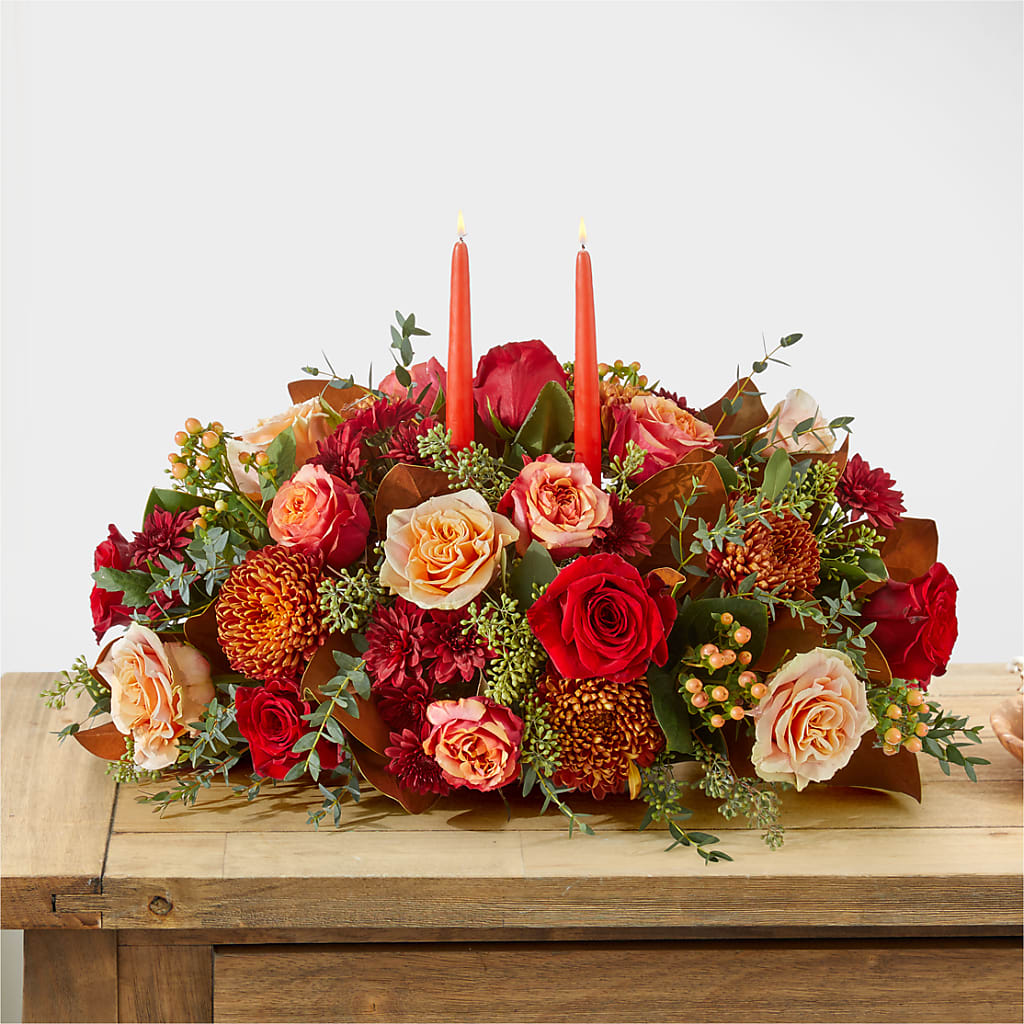 Gather Near Centerpiece –  Ros-al Floral, Forest City PA