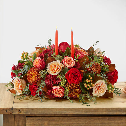 Gather Near Centerpiece –  Ros-al Floral, Forest City PA