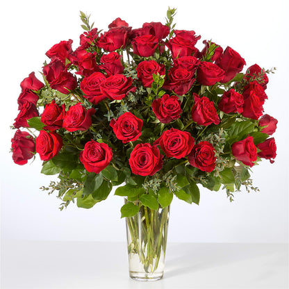 Forever Yours Fifty Stem Red Rose Bouquet –  Ros-al Floral, Forest City PA