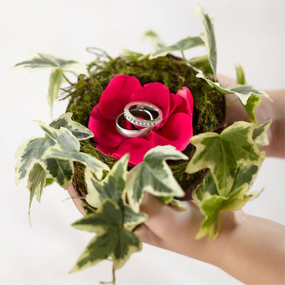 Lila Rose Ring Nest –  Ros-al Floral, Forest City PA