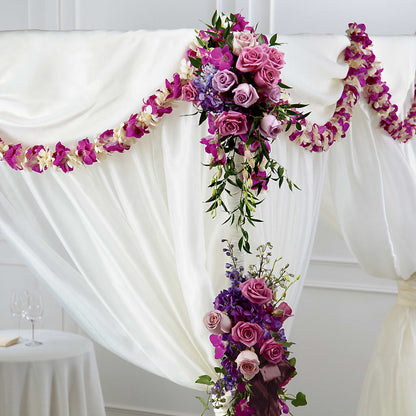Color & Light Chuppah Decor –  Ros-al Floral, Forest City PA